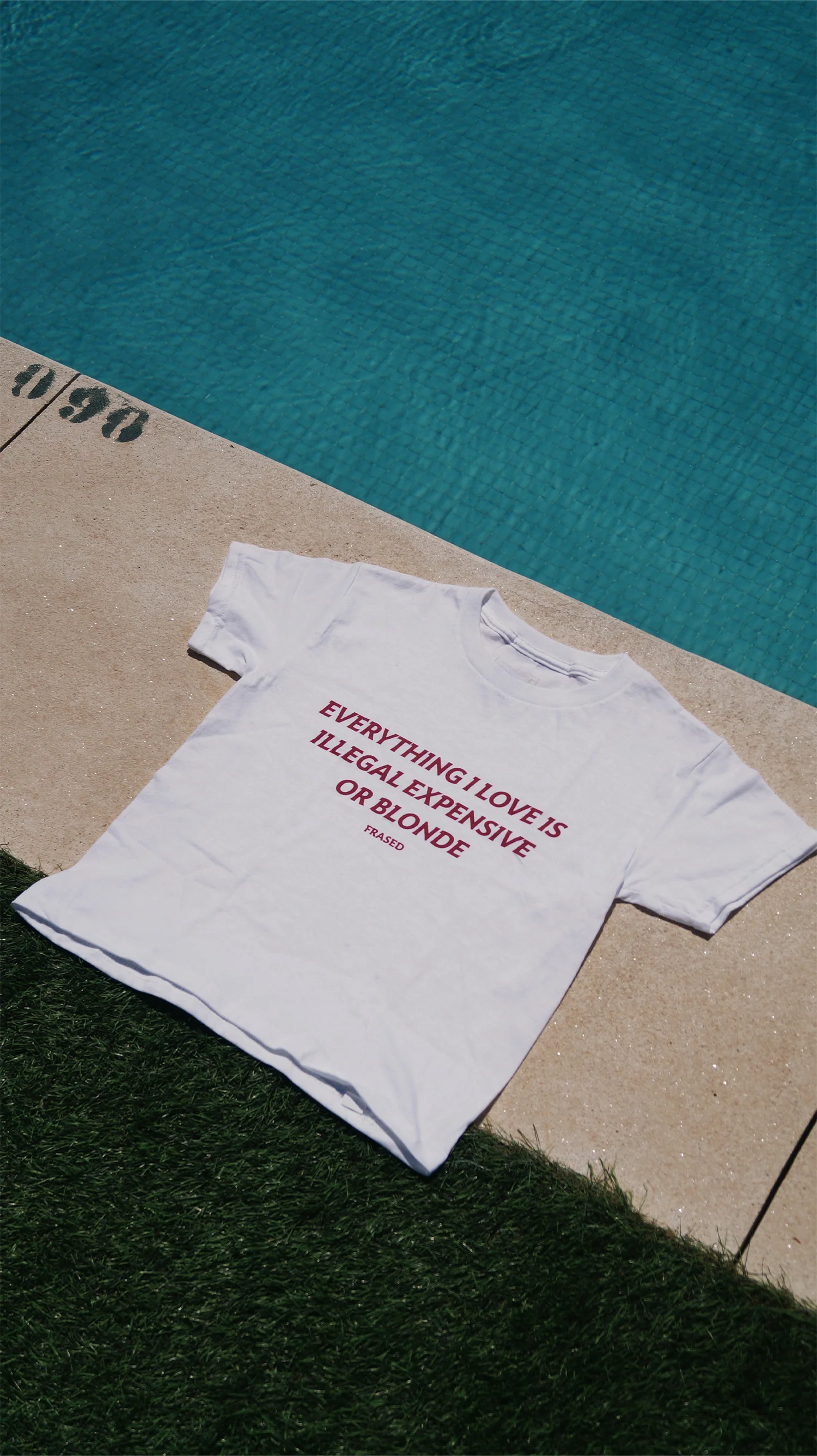 EVERYTHING I LOVE IS ILLEGAL, EXPENSIVE OR BLONDE - BABY TEE - Image 3