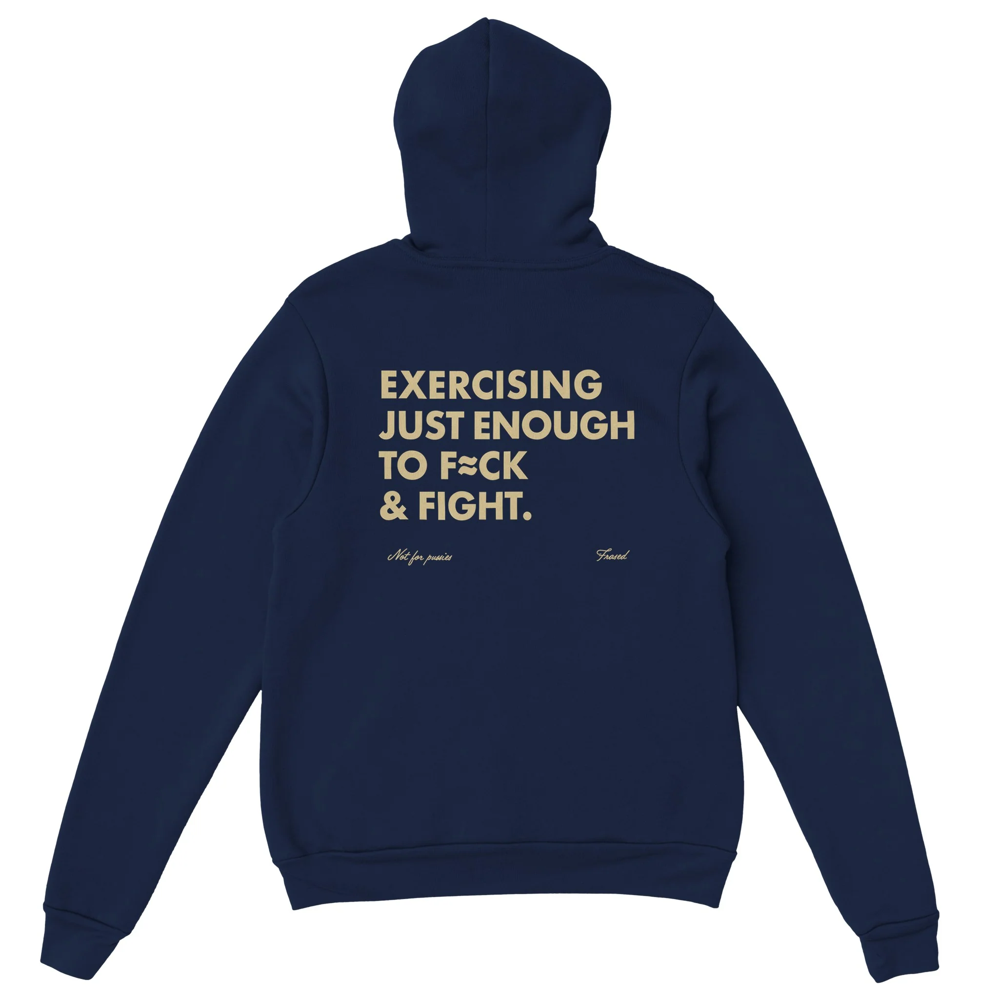 EXERCISING JUST ENOUGH TO F≈CK & FIGHT - HOODIE - Image 5