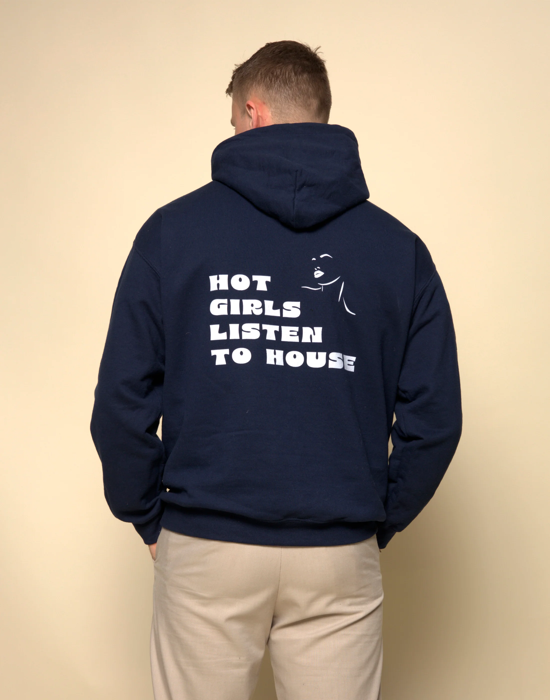 HOT GIRLS LISTEN TO HOUSE - HOODIE - Image 3