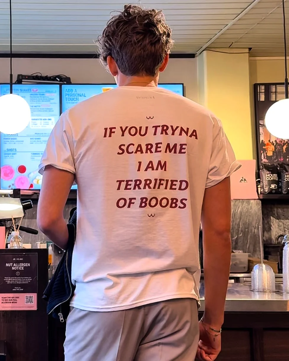 IF YOU TRYNA SCARE ME. I AM TERRIFIED OF BOOBS - Image 3