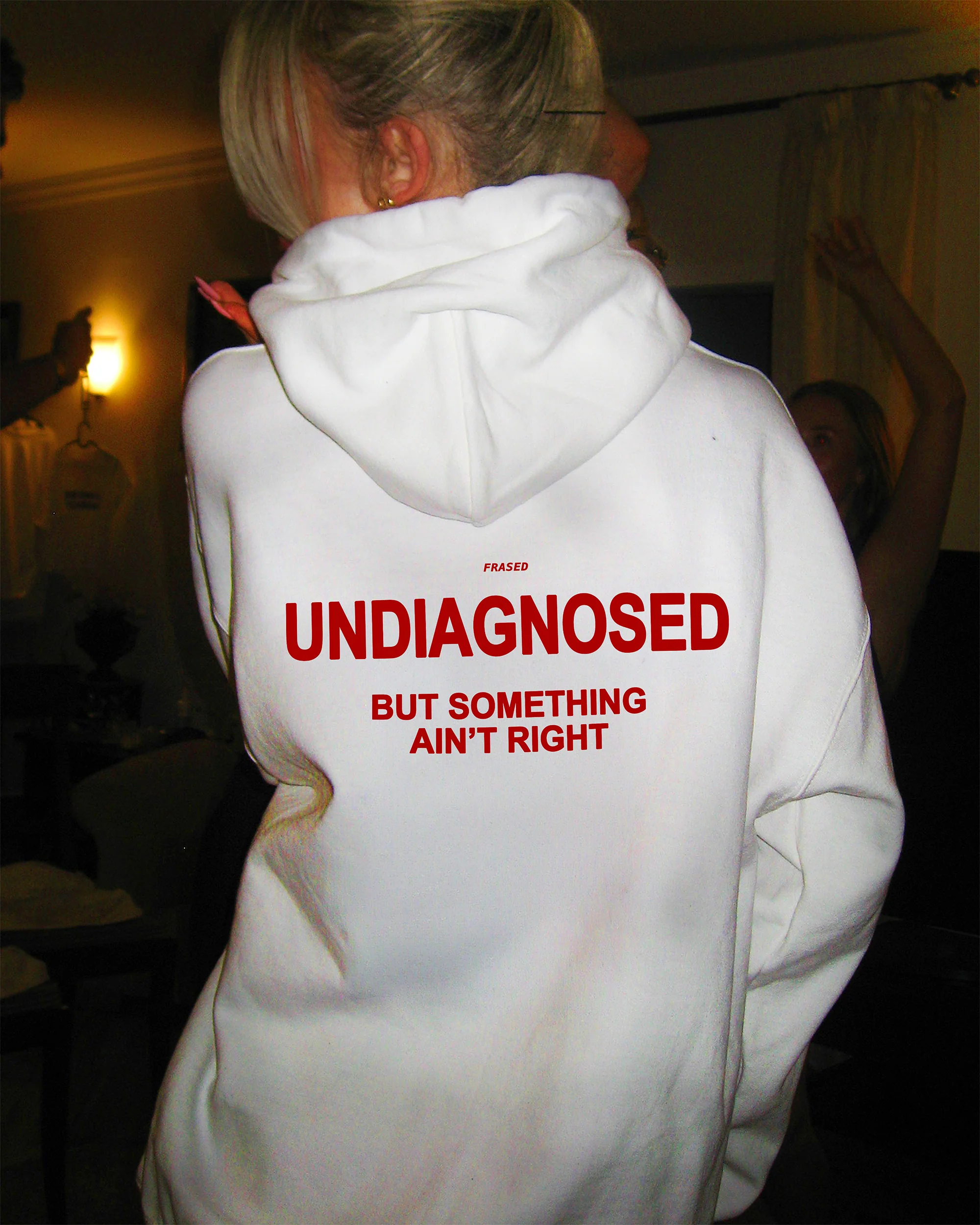 UNDIAGNOSED BUT SOMETHING AIN'T RIGHT - HOODIE - Image 2